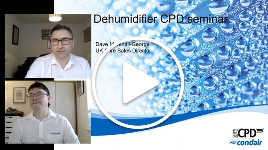 webinar on industrial dehumidifier selection